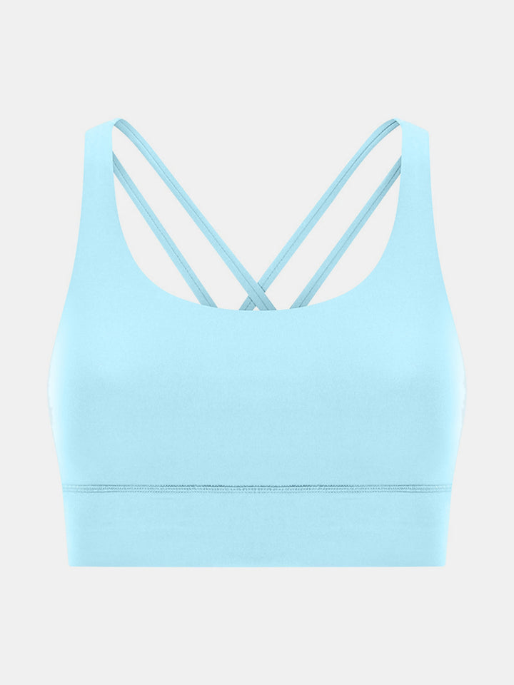 Crisscross Scoop Neck Active Tank