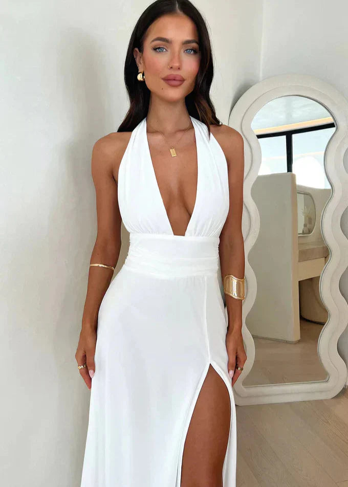 Eleanor - Chic Split Maxi Dress