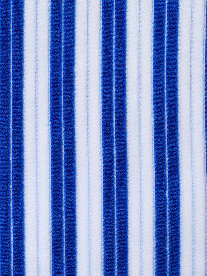 Plush Texture Stripe Underwire Bikini Top