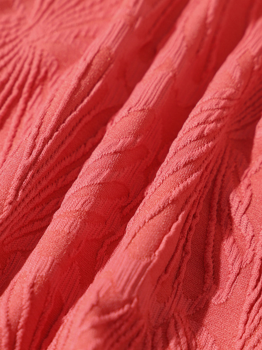Red Jacquard Bikini Bottom