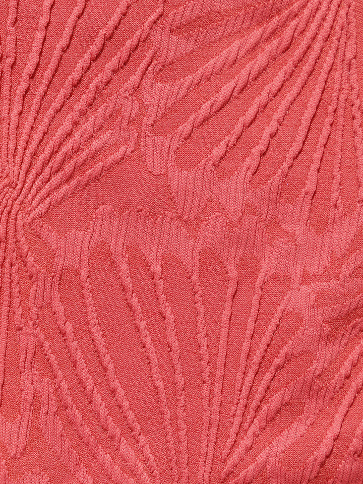 Red Jacquard Bikini Bottom