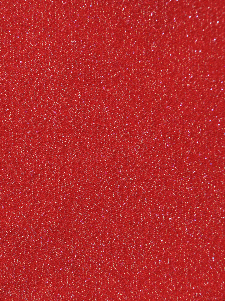 Red Lurex Bikini Bottom
