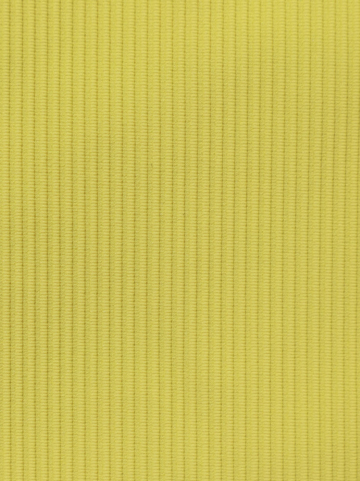 Yellow Twist Cross Back Bikini Top